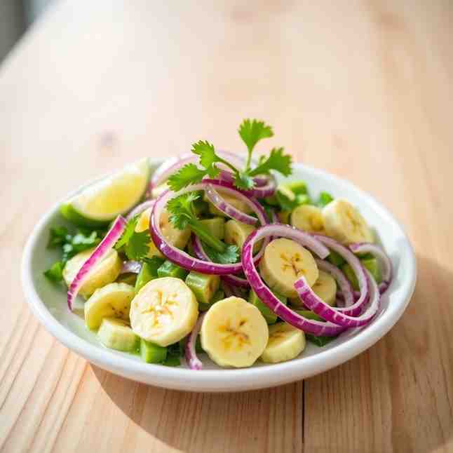 Refreshing Cayman Green Banana Salad - Your Easy Recipe